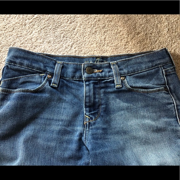 Old Navy “Flirt” Blue Jeans, Bell Cut, sz 2 Short - Picture 5 of 8